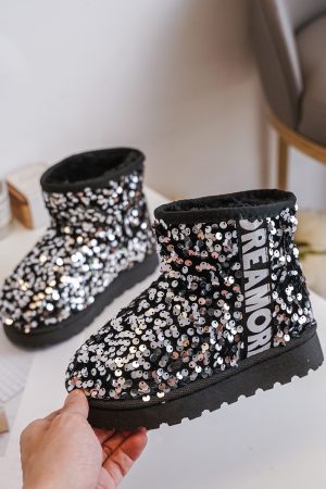 Boots sequin