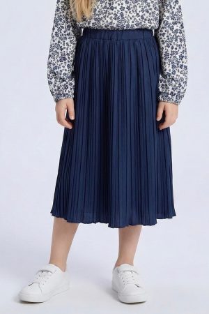 Jupe longue plissée