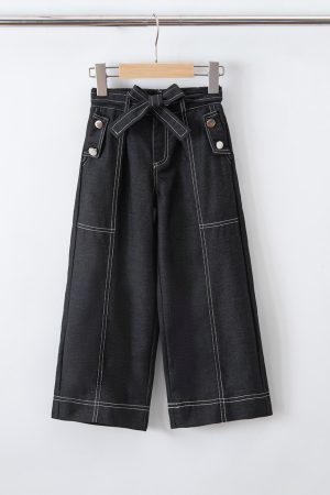 Pantalon effet denim