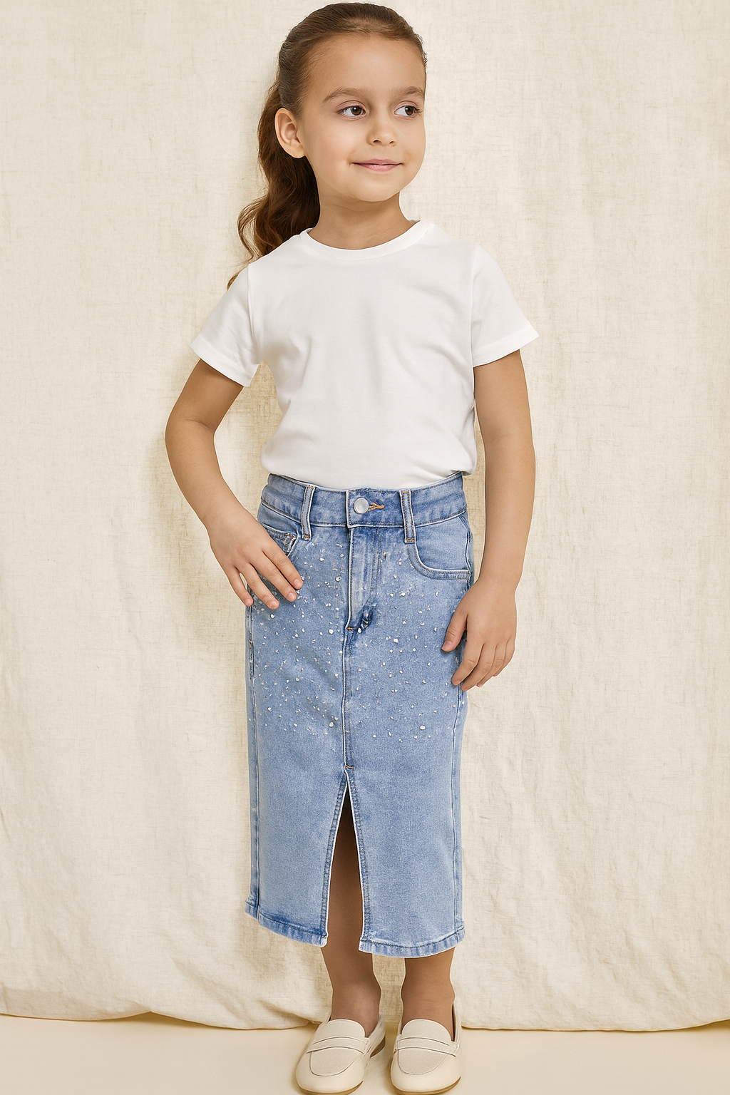 Jupe jeans